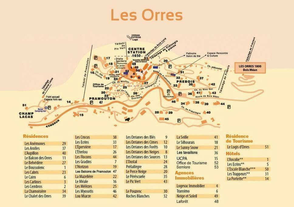 Résidence Les Ecrins Les Orres Exterior foto